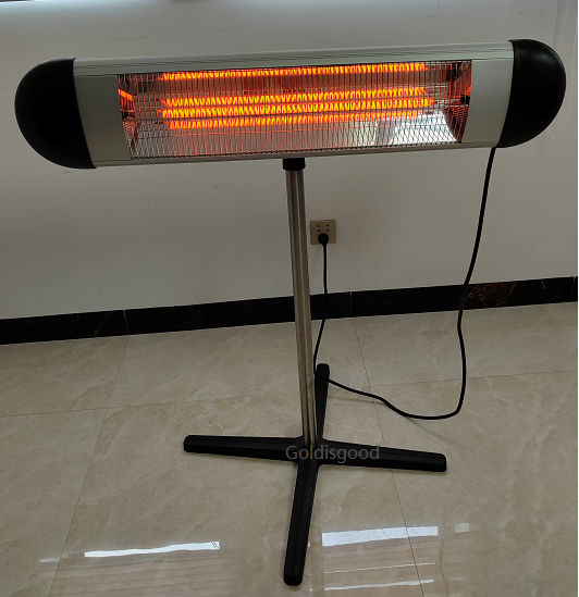 Space saving wall heater